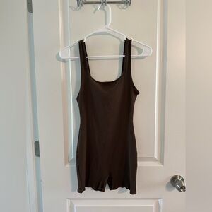 Pink Blush Maternity Ribbed One piece